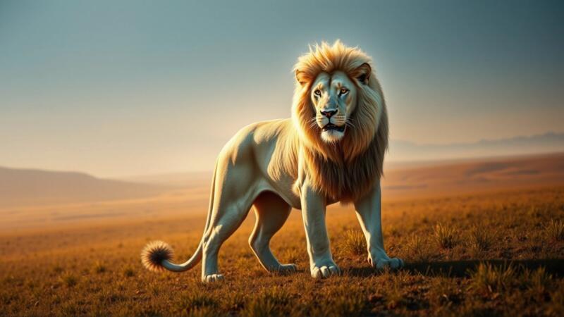 León majestuoso, símbolo de poder y libertad