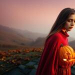 Calabazas en sueños: simbolismo otoñal etéreo