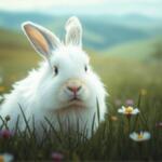 Conejo blanco soñando, misterio del subconsciente