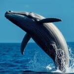 Ballena gris emergiendo, sueños de marea profunda