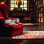 Gato en sillón, sueños inquietantes y símbolos