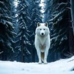 Zorro blanco en el bosque, misterio subconsciente