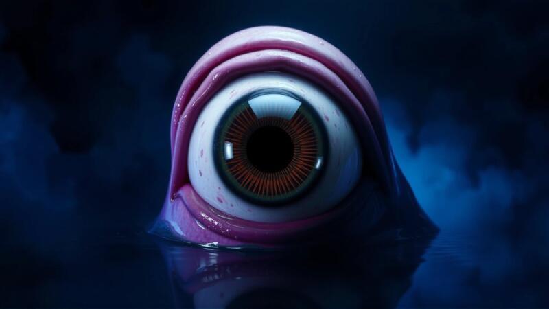 Ojo surrealista: misterio del subconsciente soñador