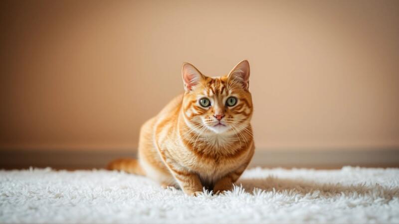 Gato pensativo sobre sueños de ardillas