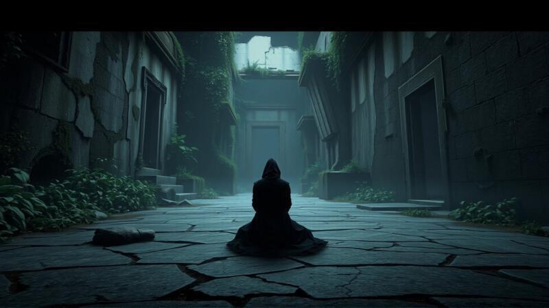 Ruinas antiguas, un sueño en la penumbra