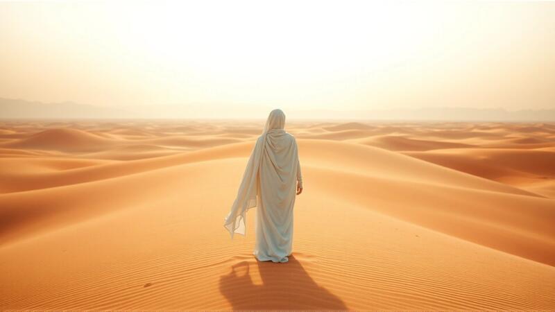 Héroe solitario, desierto, sueños simbólicos profundos