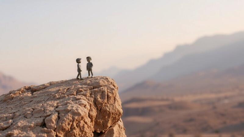 Héroes silenciosos en un paisaje de ensueño