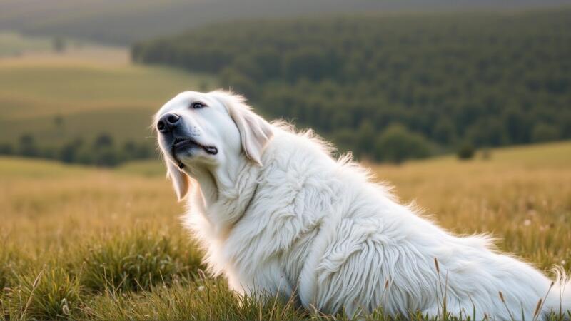 Perro blanco, sueños de rosas y misterio