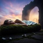 Sueños en ruinas: belleza y misterio nocturno